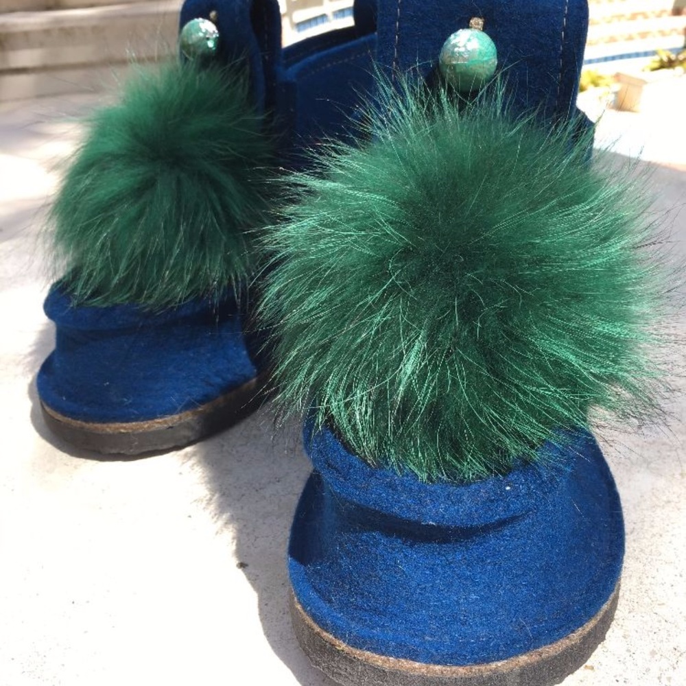 Winter / Fall felt shoes, hand made, SIZE 37